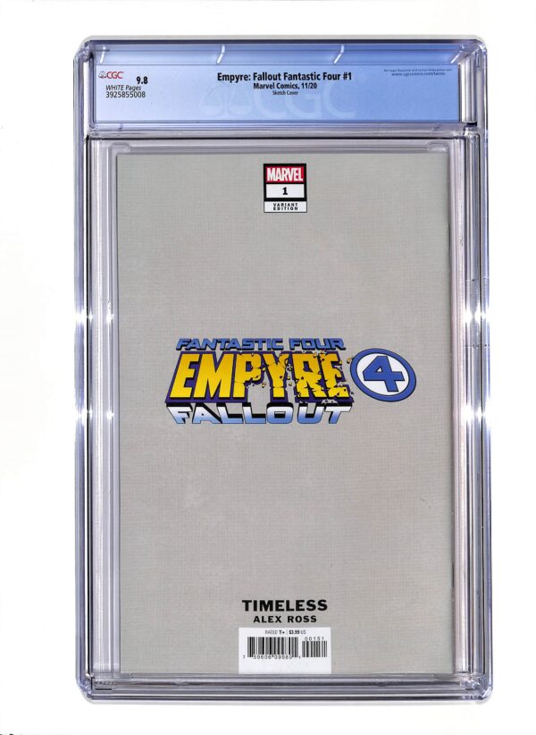 Empyre: Fallout Fantastic Four #001 Variant CGC 9.8