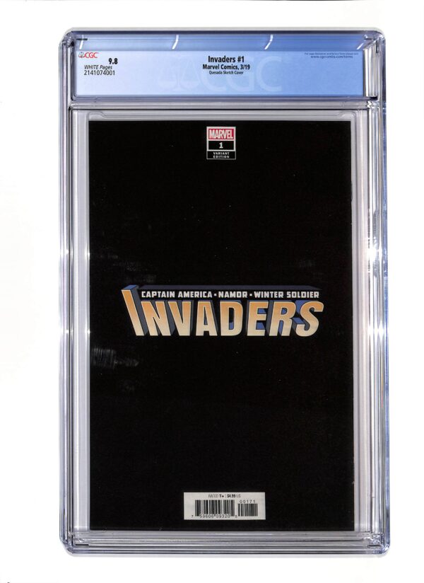 Invaders #001 Variant CGC 9.8