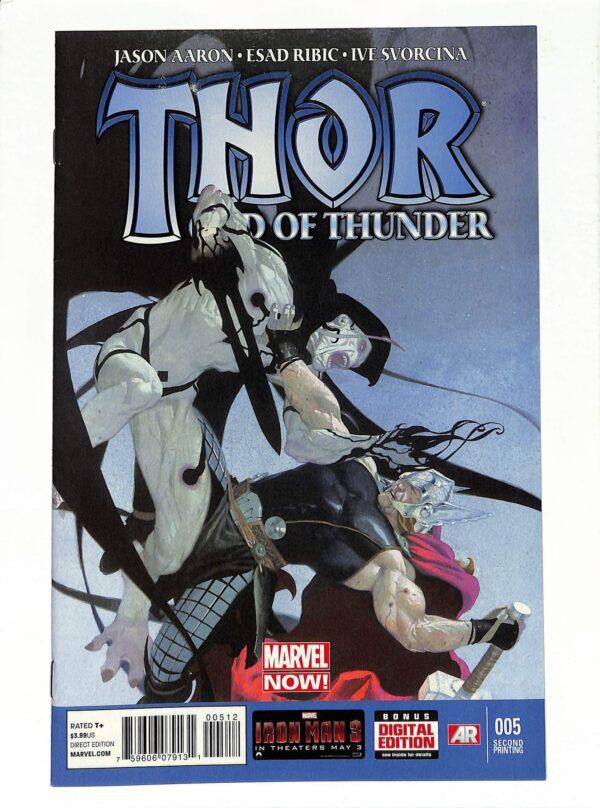 Thor God Of Thunder #005 2nd Printing