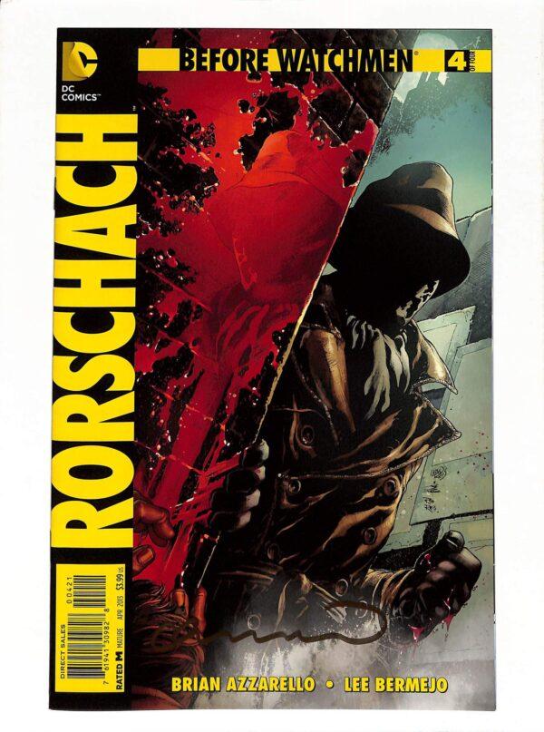 Before Watchmen Rorschach #004 Variant Signed