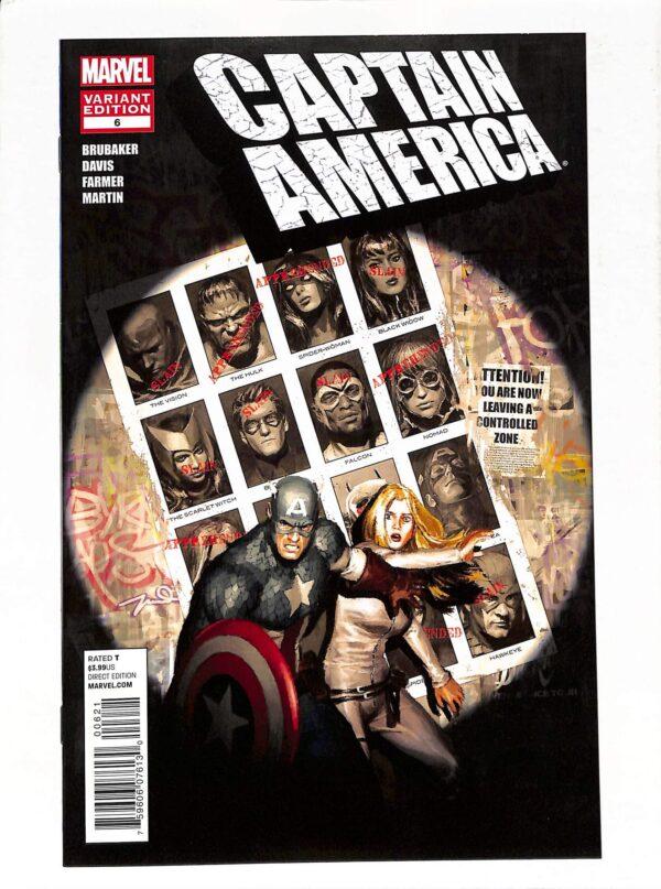 Captain America (2011) #006 Variant