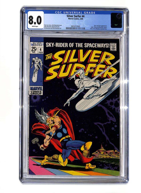 Silver Surfer #004 CGC 8.0