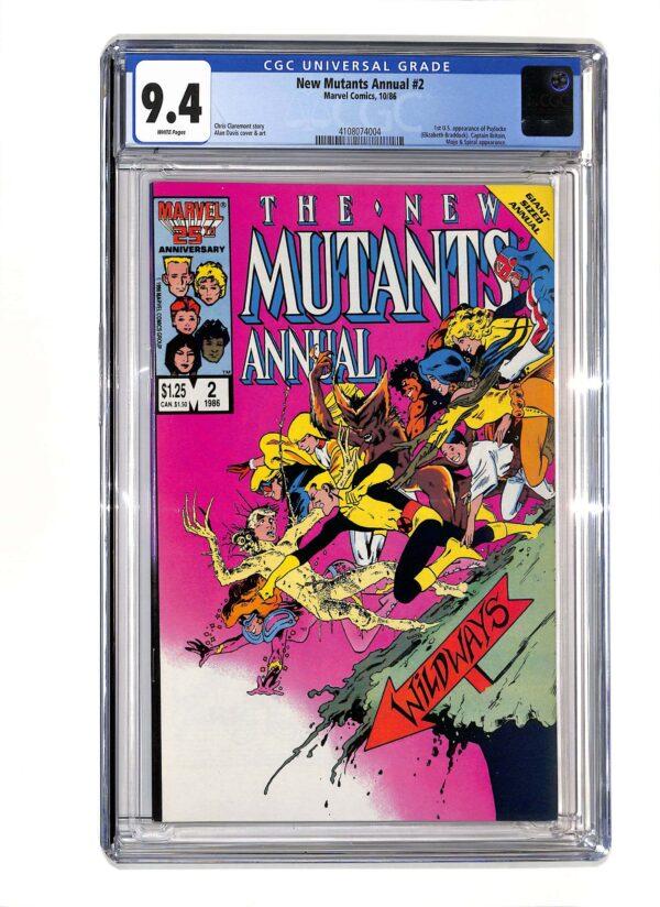 New Mutants Annual #002 CGC 9.4