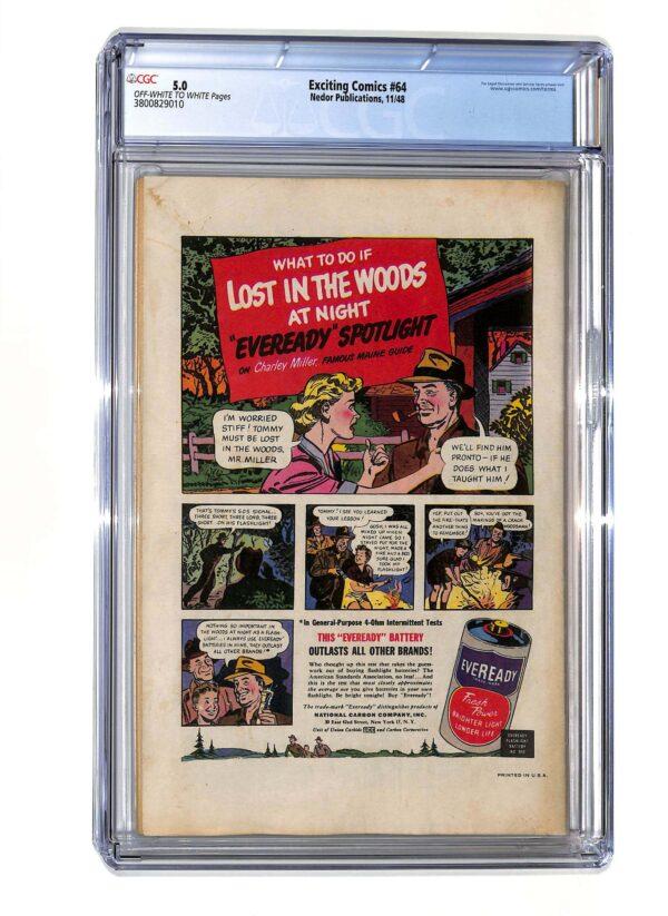 Exciting Comics #064 CGC 5.0