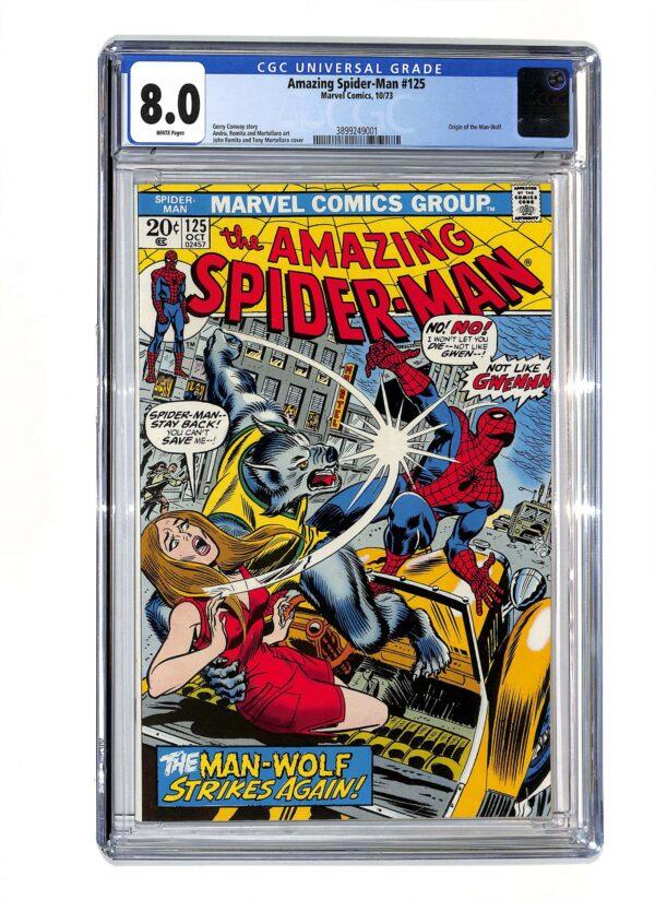 Amazing Spider-Man #125 CGC 8.0