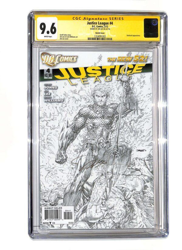 Justice League #004 Variant CGC 9.6