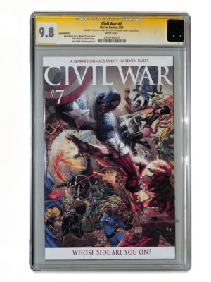 Civil War (2007) #007 Variant Signed CGC 9.8