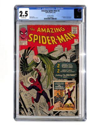 Amazing Spider-Man #002 UK CGC 2.5