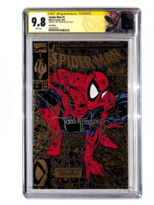 Spider-Man (1990) #001 Gold CGC SS 9.8