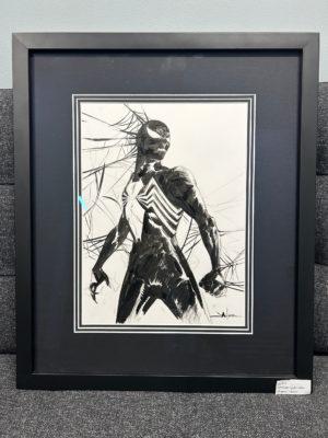 Jae Lee Symbiote Spider-Man Original Art