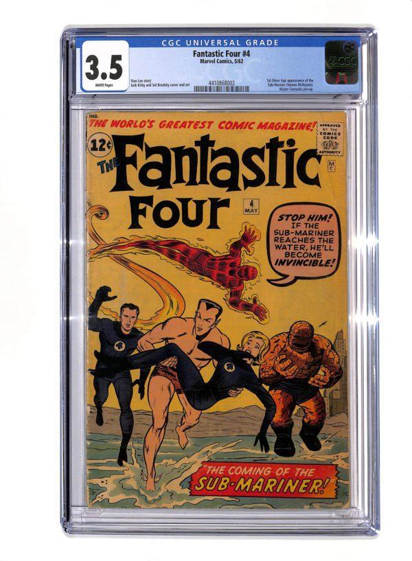 Fantastic Four #004 CGC 3.5