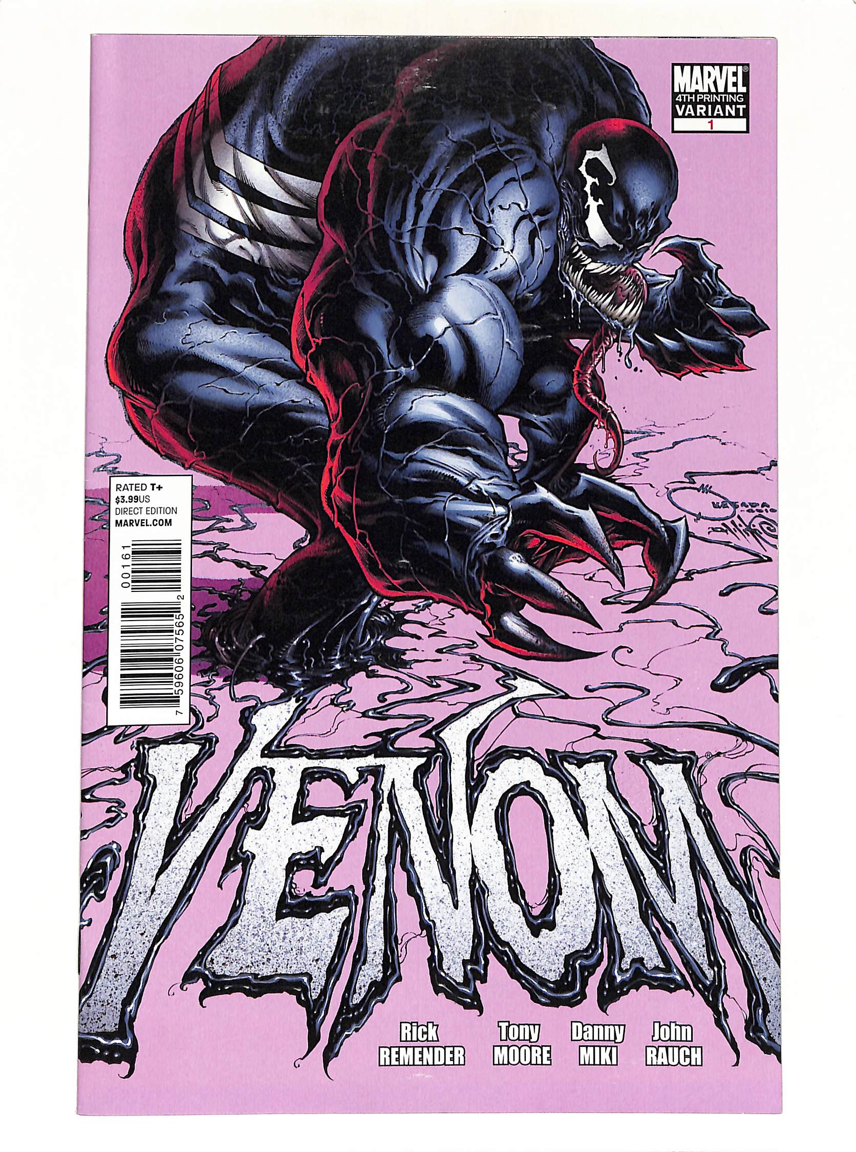 Venom (2011) #001 Fourth Printing