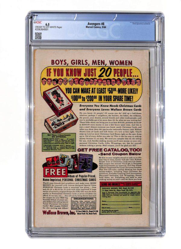Avengers #008 CGC 6.5