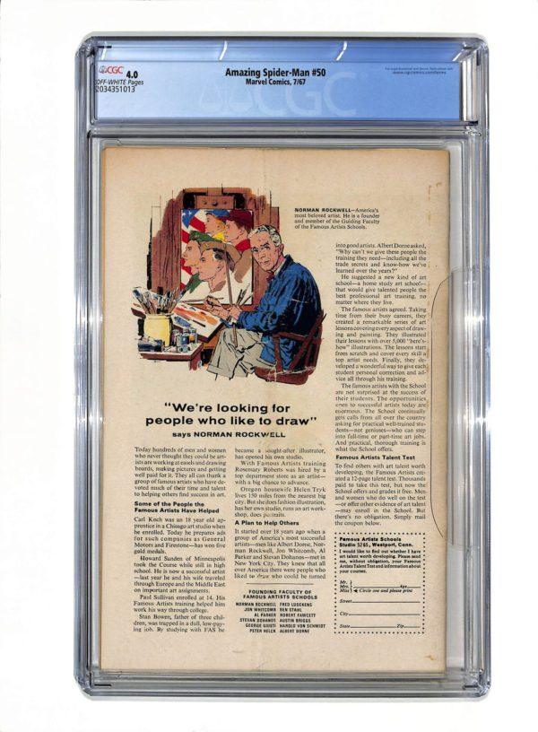 Amazing Spider-Man #050 CGC 4.0