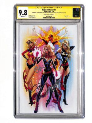 Captain Marvel (2019) #001 Variant CGC SS 9.8