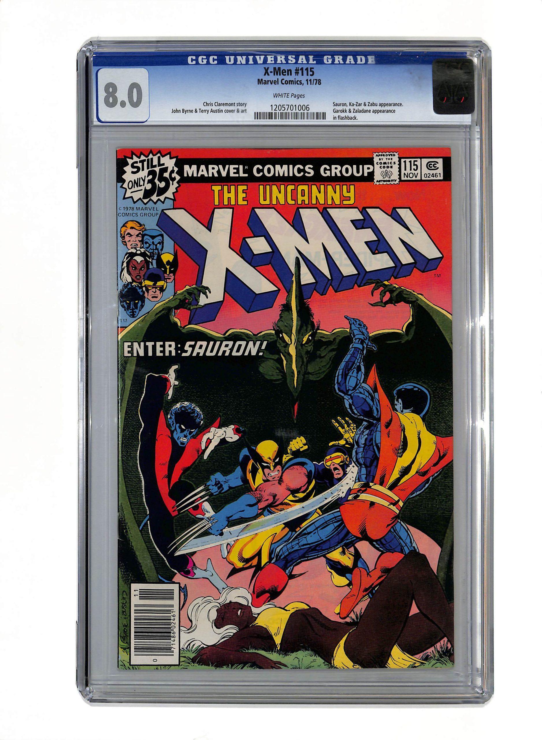X-Men #115 CGC 8.0