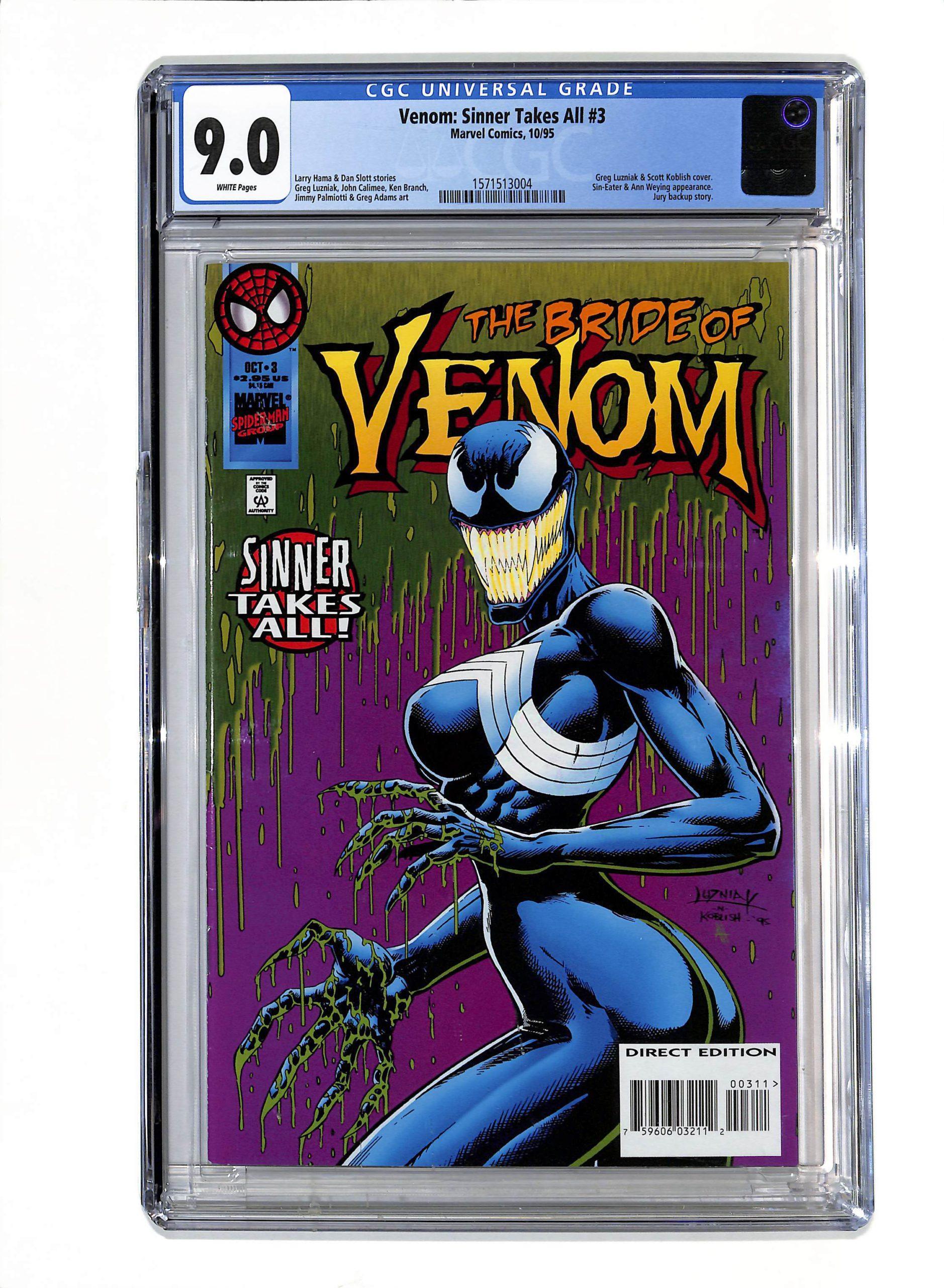 Venom: Sinner Takes All #003 CGC 9.0