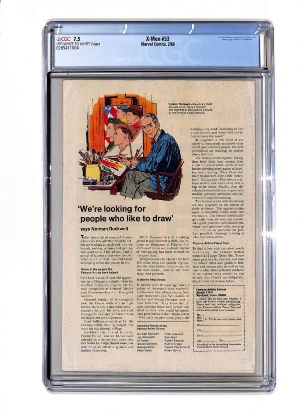 X-Men #053 CGC 7.5