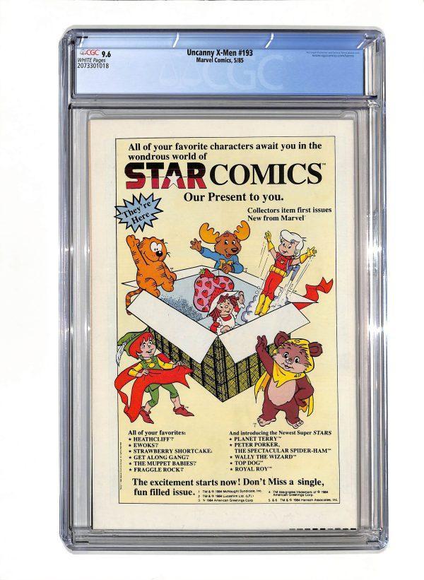 Uncanny X-Men #193 CGC 9.6
