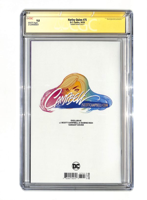 Harley Quinn (2015) #075 Variant CGC SS 9.8