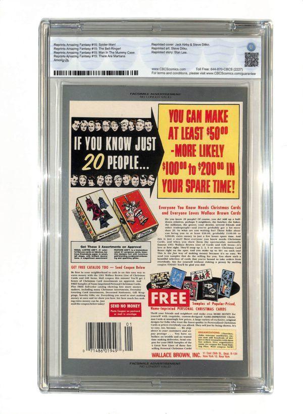 Marvel Milestone Edition: Amazing Fantasy 15 CBCS 8.0