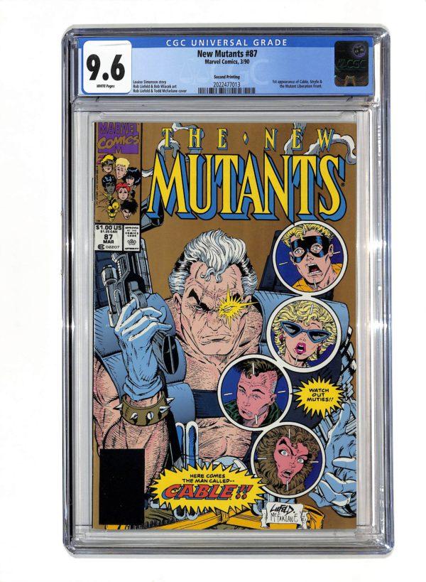 New Mutants #087 Second Printing CGC 9.6