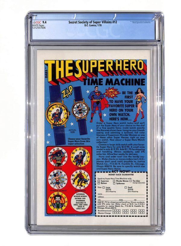 Secret Society of Super Villains #012 CGC 9.4