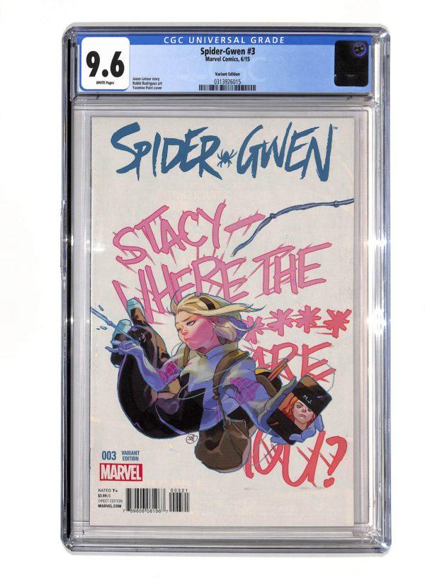 Spider-Gwen (2015) #003 CGC 9.6 Variant
