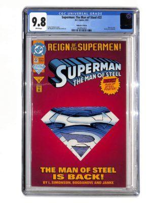 Superman: Man of Steel #022 CGC 9.8
