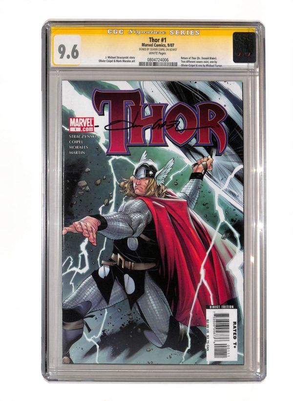 Thor (2007) #001 CGC SS 9.6