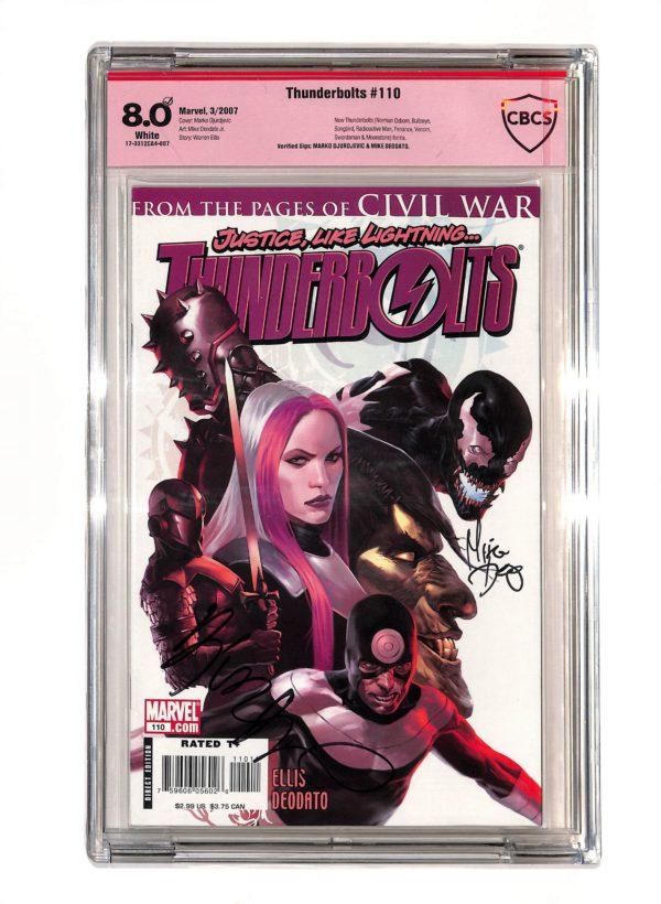 Thunderbolts #110 CBCS SS 8.0