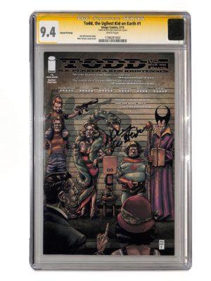 Todd, the Ugliest Kid on Earth #001 2nd Printing CGC SS 9.4