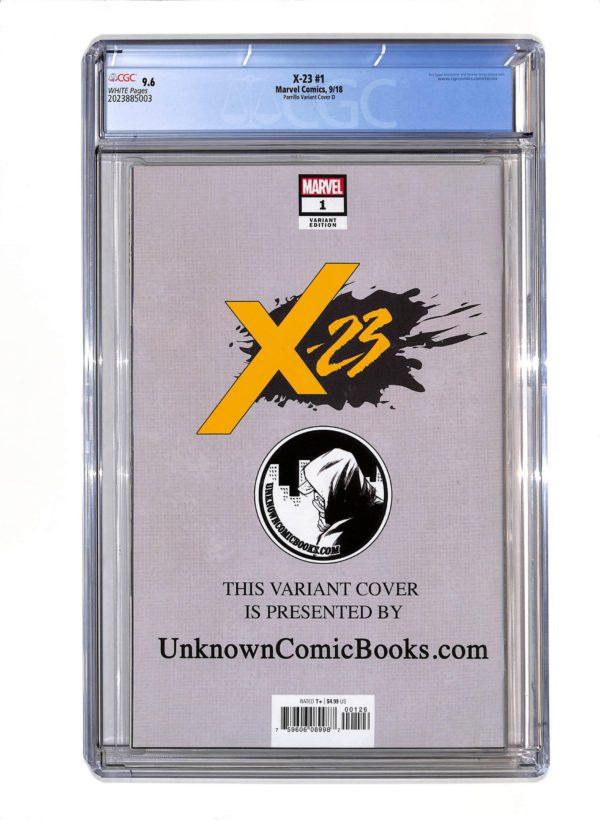 X-23 (2010) #001 CGC 9.6 Variant