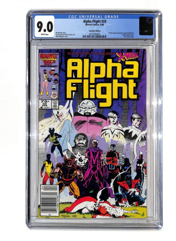 Alpha Flight #033 CGC 9.0
