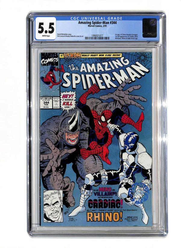 Amazing Spider-Man #344 CGC 5.5