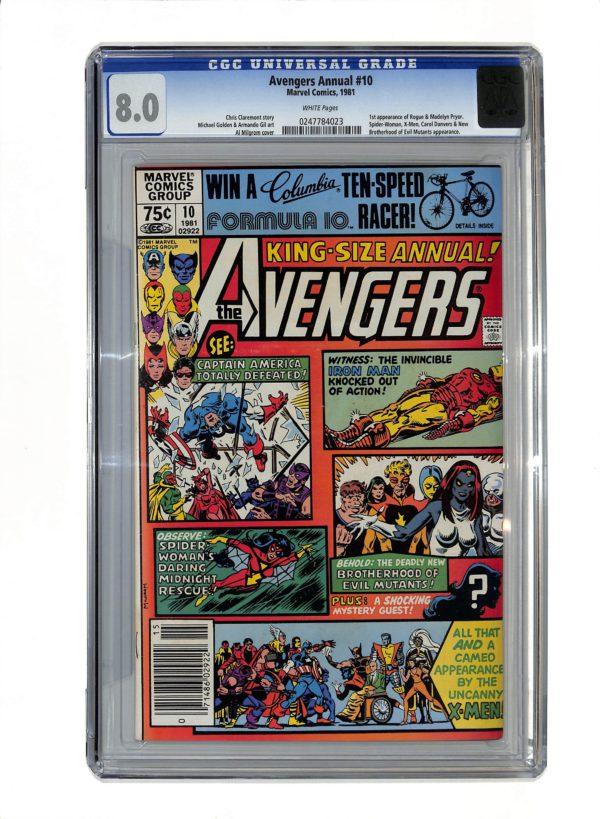 Avengers Annual #010 CGC 8.0
