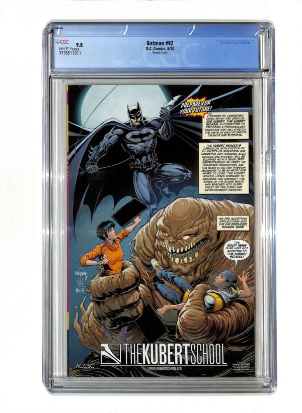 Batman (2016) #092 Variant CGC 9.8