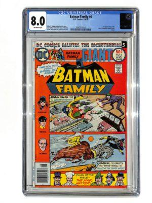 Batman Family #006 CGC 8.0
