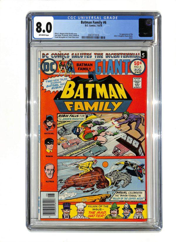 Batman Family #006 CGC 8.0