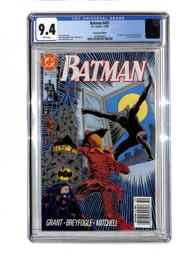 Batman #457 Newsstand CGC 9.4