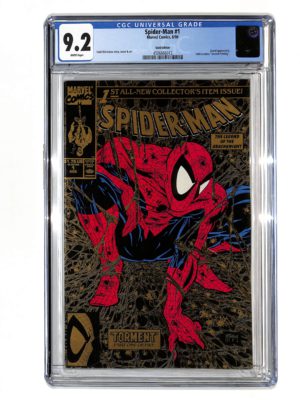 Spider-Man #001 Gold Second Printing CGC 9.2