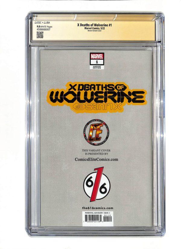 X Deaths of Wolverine #001 Variant CGC SS 9.8