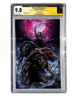 We Don't Kill Spiders #001 Variant CGC SS 9.8