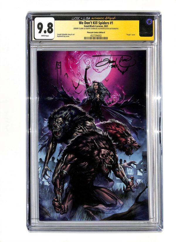 We Don't Kill Spiders #001 Variant CGC SS 9.8