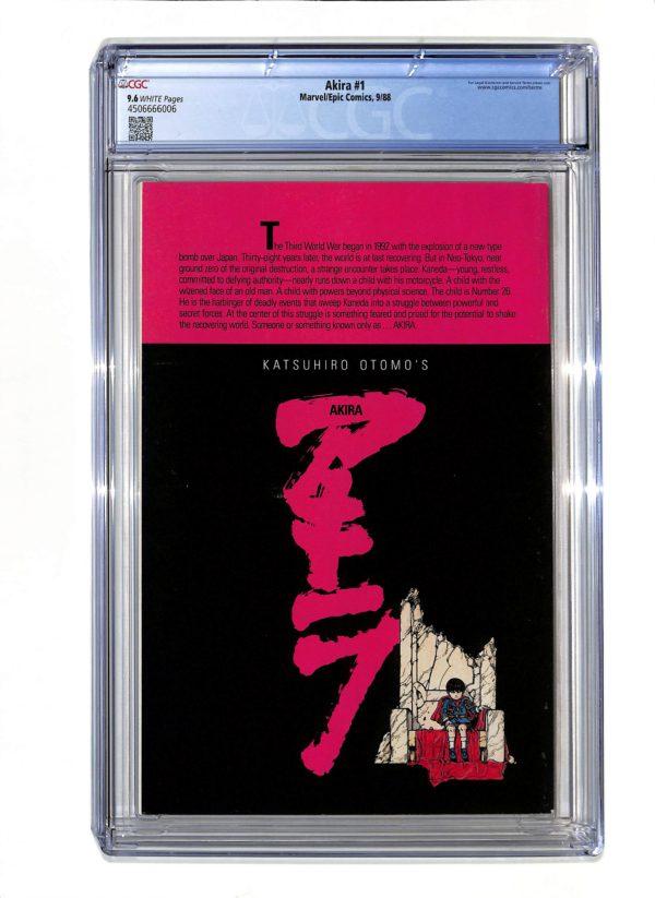 Akira #001 CGC 9.6