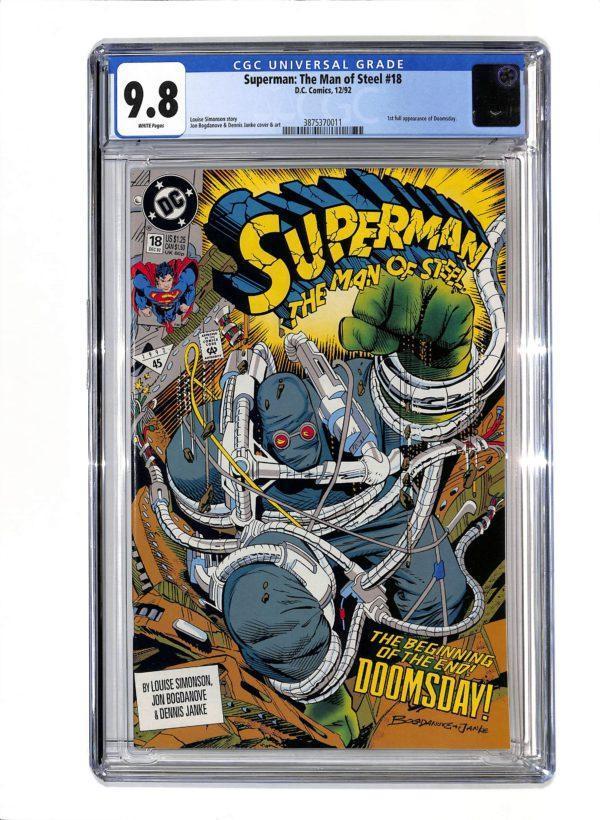 Superman: The Man of Steel #018 CGC 9.8