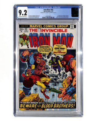 Iron Man #055 CGC 9.2 Double Cover