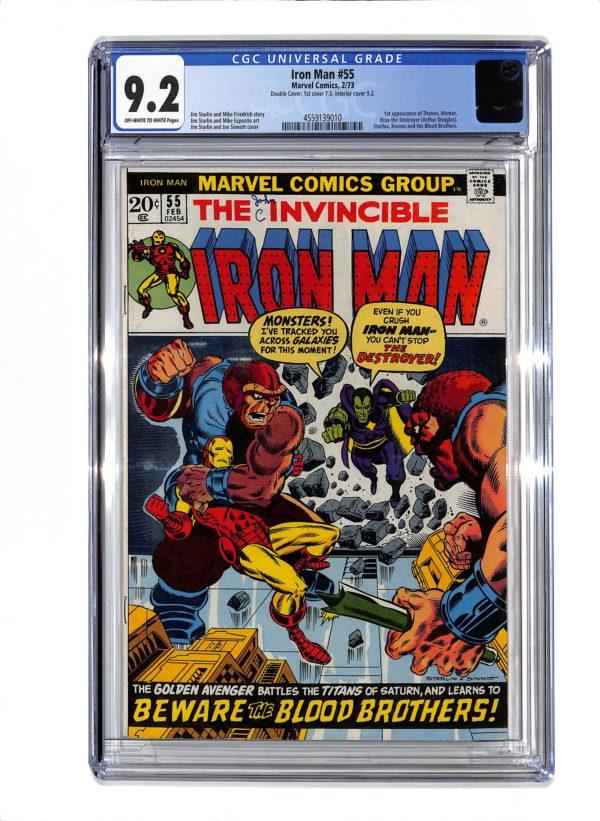 Iron Man #055 CGC 9.2 Double Cover