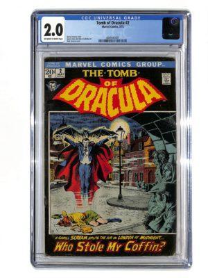 Tomb of Dracula #002 CGC 2.0