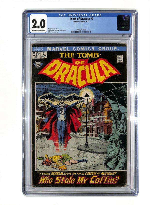 Tomb of Dracula #002 CGC 2.0
